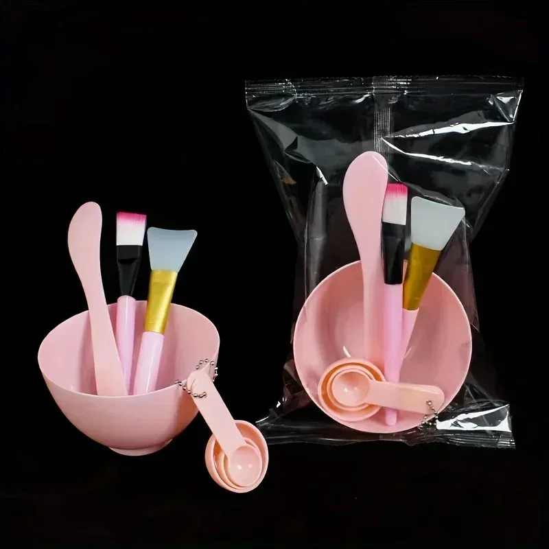 7PCS Face Mask Mixing Bowl Set DIY Facemask Mixing Tool with Silicone Facial Mask Bowl Makeup Brushes Spatula Beauty Skin Care