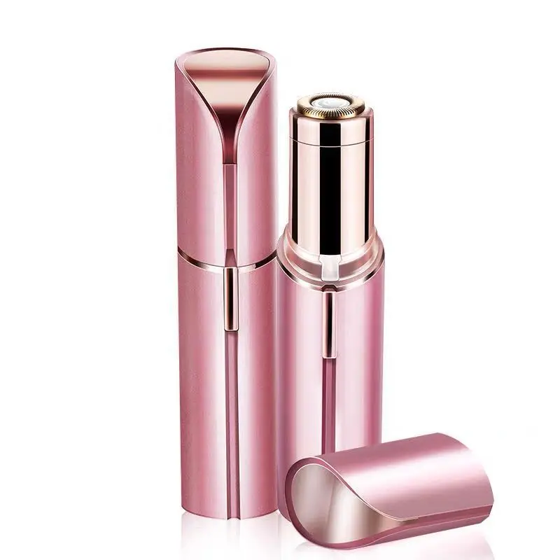 Lipstick-Shaped Electric Hair Remover Eyebrow Shaper Women's Hair Removal Device Mini Facial Hair Removal Instrument Face Hair