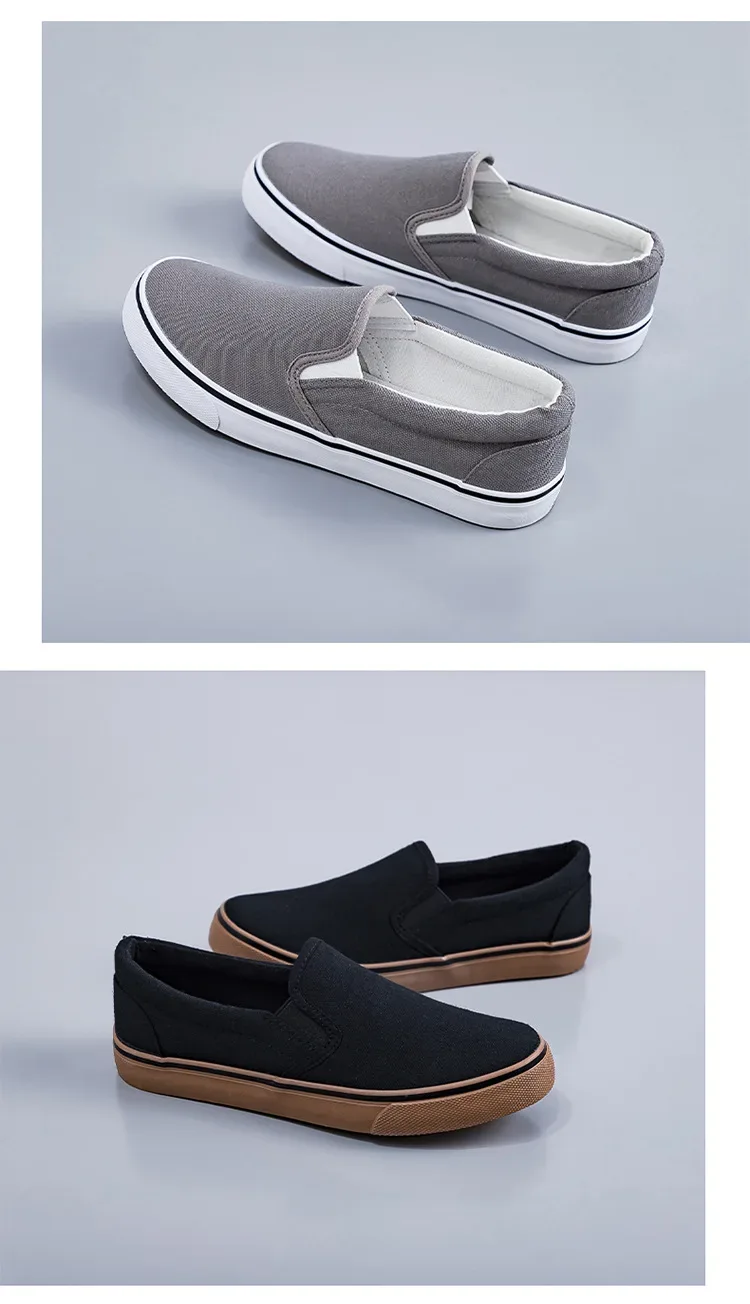 Hand-Painted Canvas Shoes Elastic Unisex Spring 2025 Style Korean Version Flat Heel Breathable Cotton Lined All-Season Footwear