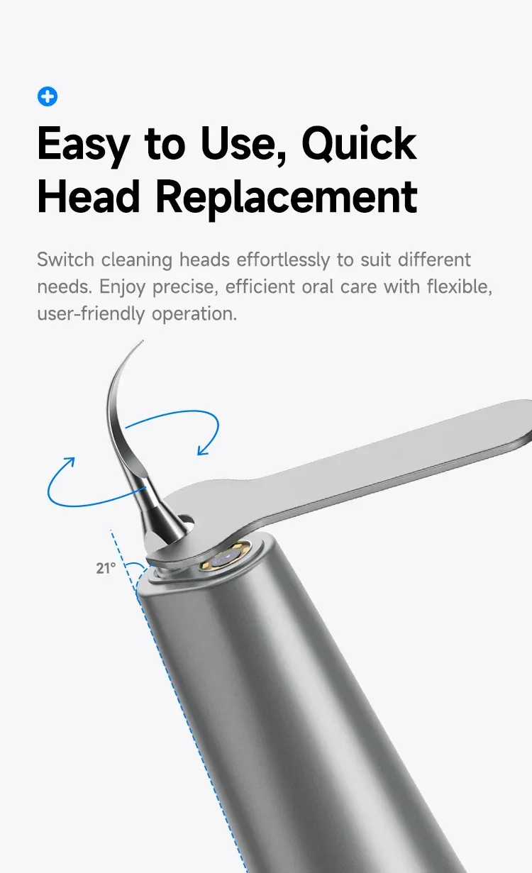 CURVY MOON Visible Electric Ultrasonic Tooth Cleaner with Camera Tartar Remover Tooth Stain Cleaning Tools Teeth Whitening Care