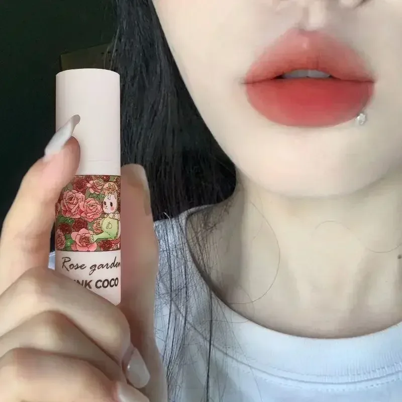 Waterproof Nude Red Pink Lip Gloss Makeup Lasting Non-stick Cup Liquid Lipstick Matte Mousse Lip Mud Sexy Women Korean Cosmetic