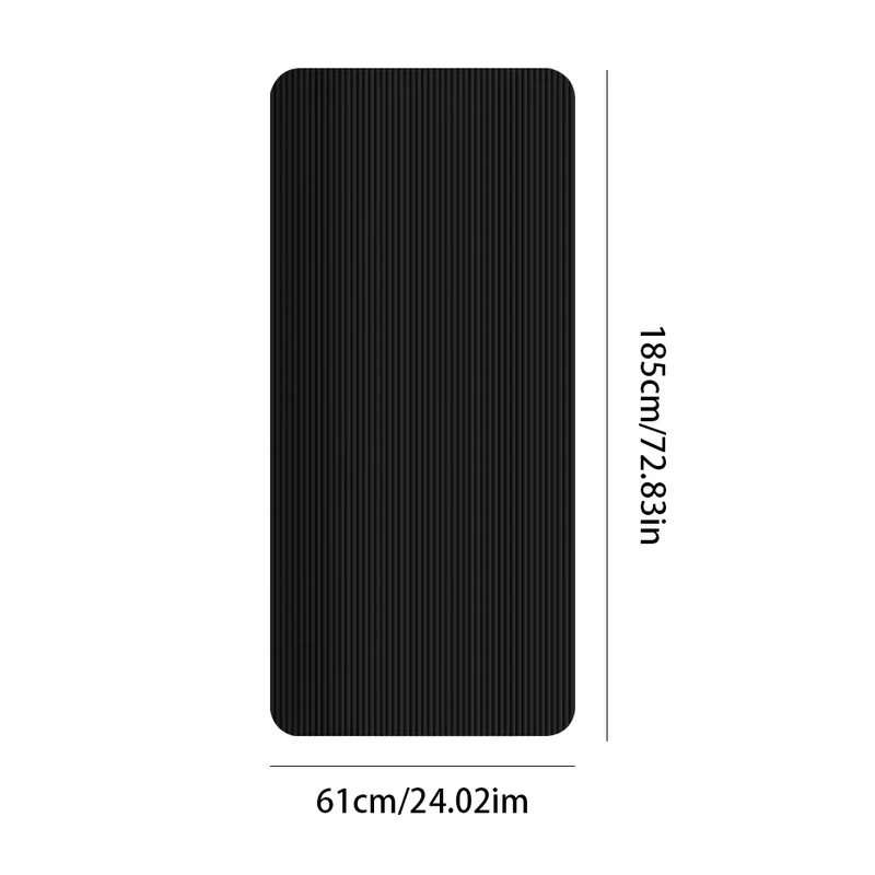 Yoga Mat Non Slip Exercise Mat Thick Solid Color Fitness Mat Yoga Workout Mat Multi-Function for Home Gym