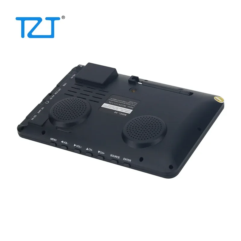 TZT LEADSTAR D8 8-Inch Portable Television Portable Digital TV ATSC DVB-T2 ISDB-T Supports 1080P Video