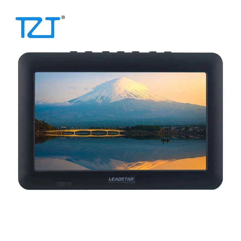 TZT LEADSTAR D8 8-Inch Portable Television Portable Digital TV ATSC DVB-T2 ISDB-T Supports 1080P Video