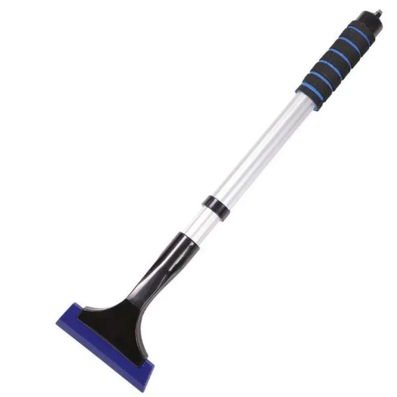 Extendable Aluminum Ice Scraper Snow Brush for Car Windshield Telescopic Extra-long Snow Shovel