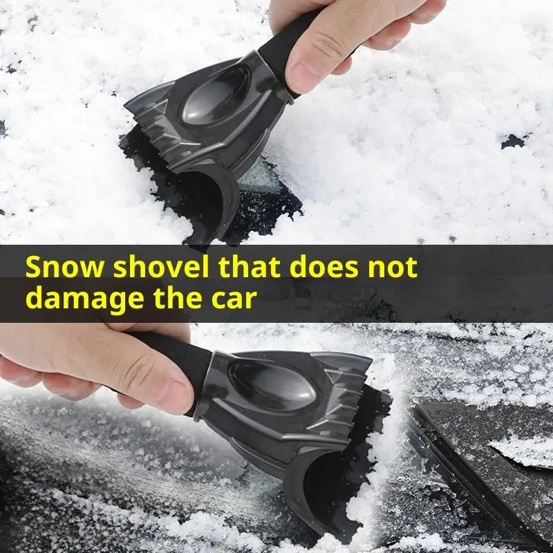 Versatile Ice Scraper for Cars, Windshield and Door Snow Removal, Frost Clearing Tool for Winter, Auto Cleaning Accessories