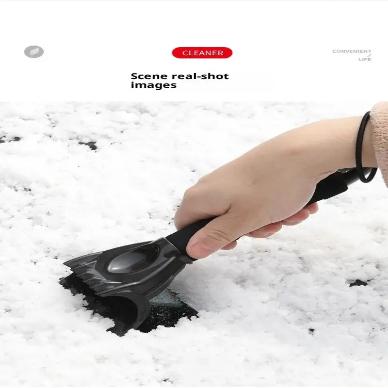 Versatile Ice Scraper for Cars, Windshield and Door Snow Removal, Frost Clearing Tool for Winter, Auto Cleaning Accessories