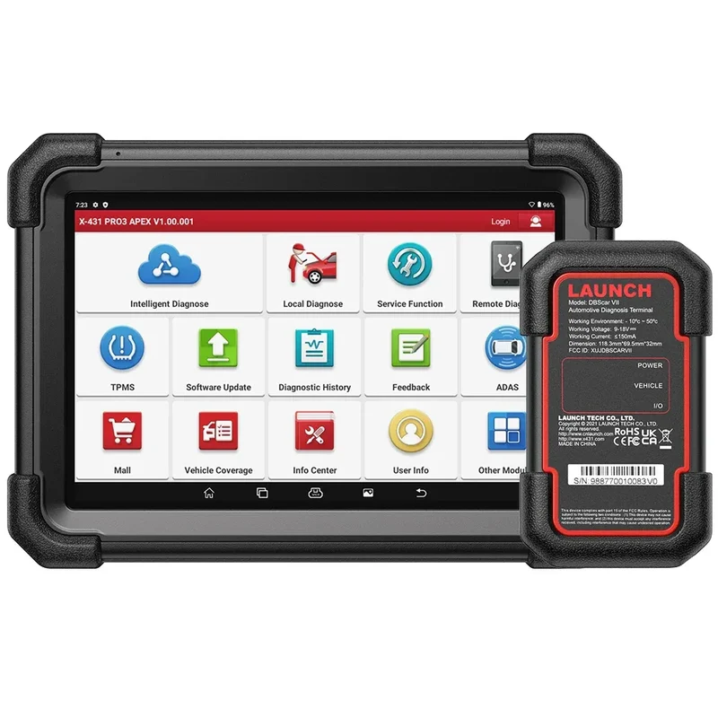 NEW LAUNCH X431 PRO3 APEX Car Diagnostic Tools OBD2 Scanner Diagnost Auto Automotive Scan Autoscanner Diagnosis Free Shipping