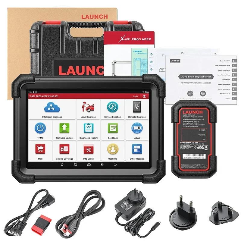 NEW LAUNCH X431 PRO3 APEX Car Diagnostic Tools OBD2 Scanner Diagnost Auto Automotive Scan Autoscanner Diagnosis Free Shipping