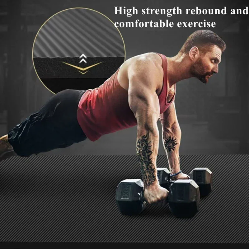 183×60cm Thick Yoga Mat Anti-skid Sports Fitness Mat 20MM Comfort Foam Yoga Matt for Exercise Yoga and Pilates Gymnastics Mat
