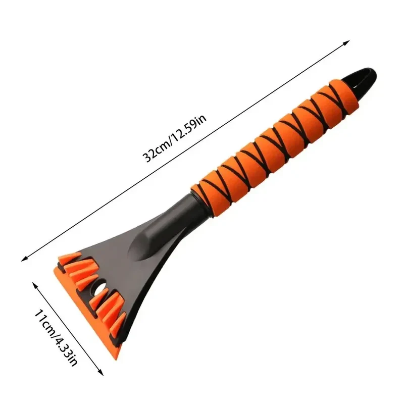 Car Ice Scraper Snow Shovel Windshield Remover Ergonomic Snow Cleaning Tool Winter Auto Glass Defrost Portable Multi-function