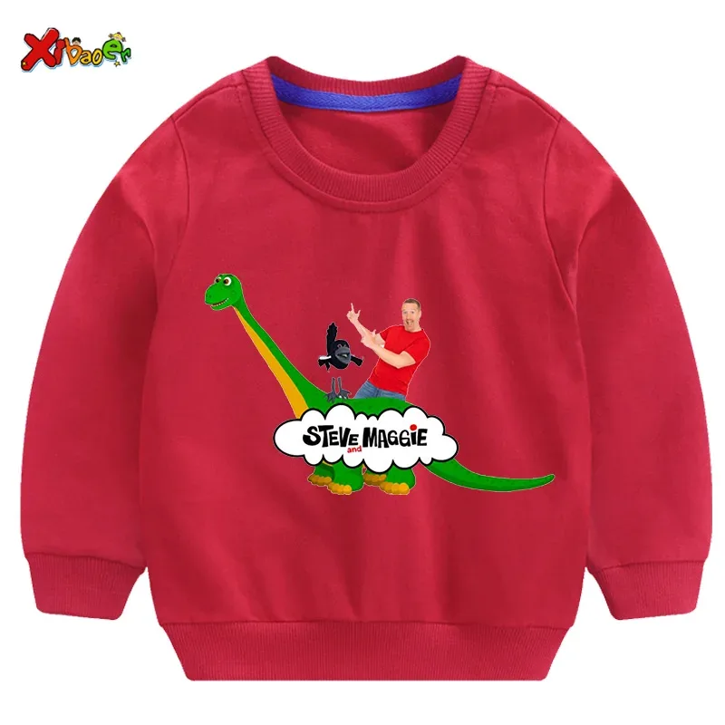 Kids Sweatshirts Steve Maggie Ouctifs Boys Hoodies Sweatshirt Clothing Boy Girl Casual T Shirt Children Pullover Clothes Fashion
