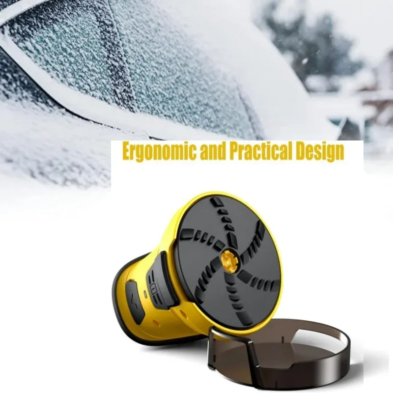 Electric Ice Scrapers For Car Wind Shield Handheld Snow Scraper For Car USB Rechargeable Electric Handheld De-Ice Tool Portable