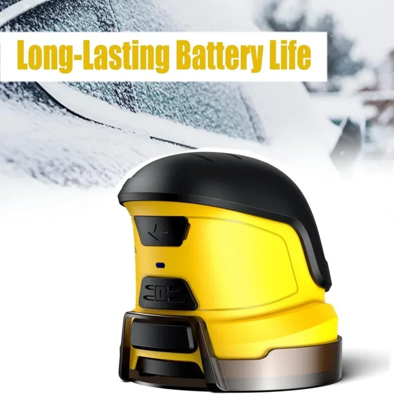 Electric Ice Scrapers For Car Wind Shield Handheld Snow Scraper For Car USB Rechargeable Electric Handheld De-Ice Tool Portable