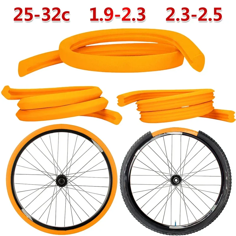 Bike Tubeless Tire Insert Prevent Injury Bike Tire Inner Tube Pad Cycling Tires Puncture Proof Liner Cycling Parts Accesseries