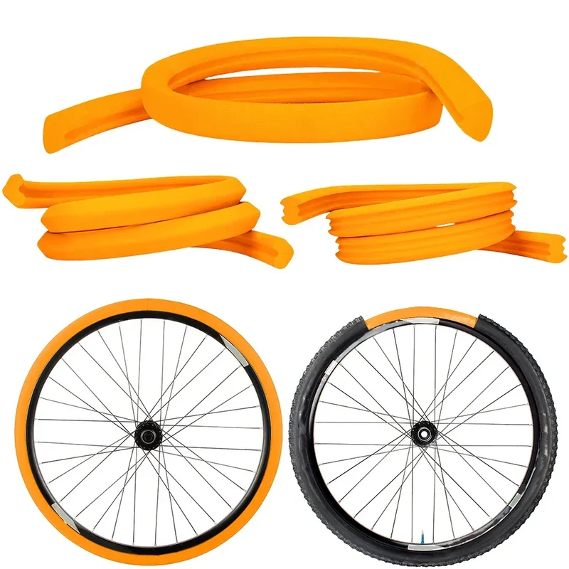 Bike Tubeless Tire Insert Prevent Injury Bike Tire Inner Tube Pad Cycling Tires Puncture Proof Liner Cycling Parts Accesseries