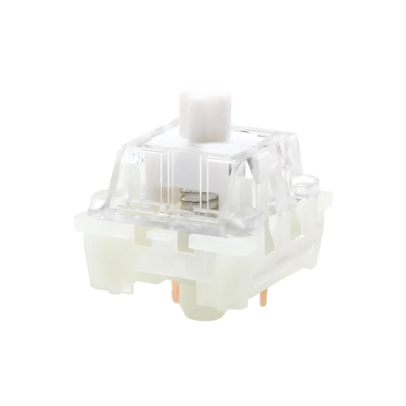 KTT Kang White V3 Switches Mechanical Keyboard Linear Switch 3 Pin Custom Cherry RGB SMD Gaming Compatible Hot Swap MX Switch