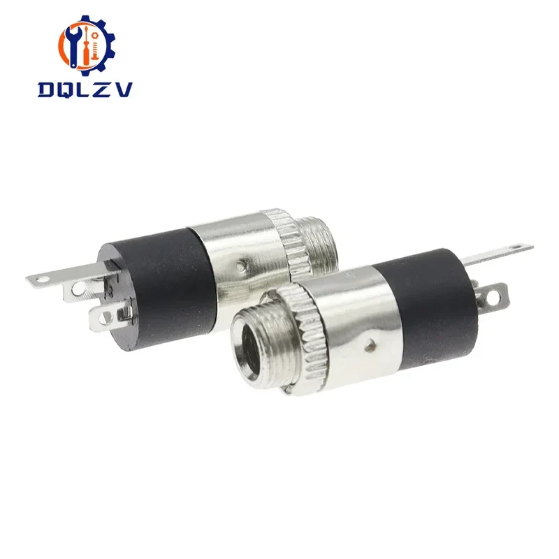 5PCS/LOT PJ392 3.5mm Stereo Female Sockect Jack with Screw 3.5 Audio Headphone Connector PJ-392