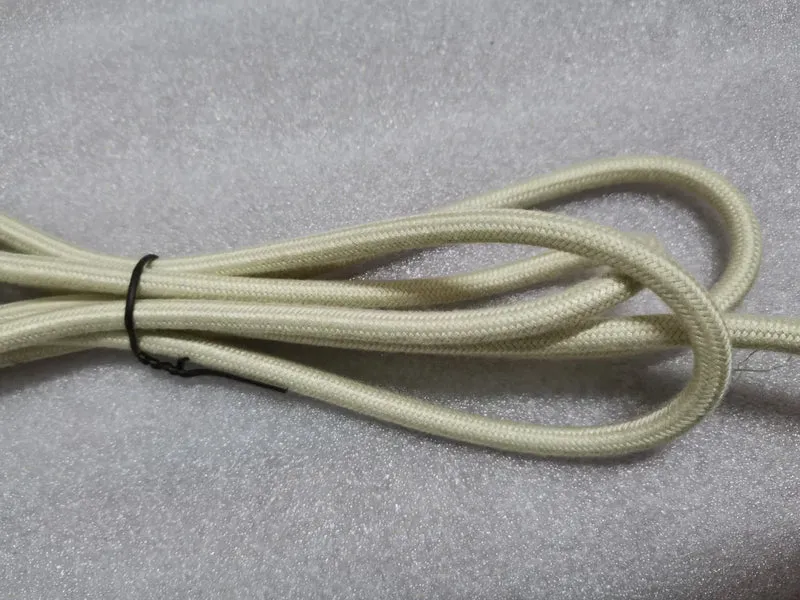 2m AC 220-250V EU Power Cord with Switch Fabric Covered Electrical Power Cable For DIY Table Lamp Cord