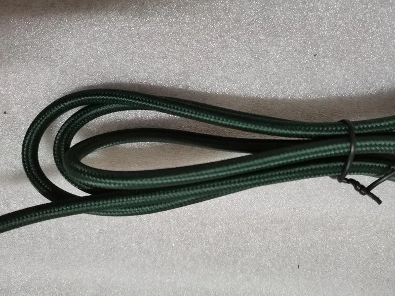 2m AC 220-250V EU Power Cord with Switch Fabric Covered Electrical Power Cable For DIY Table Lamp Cord