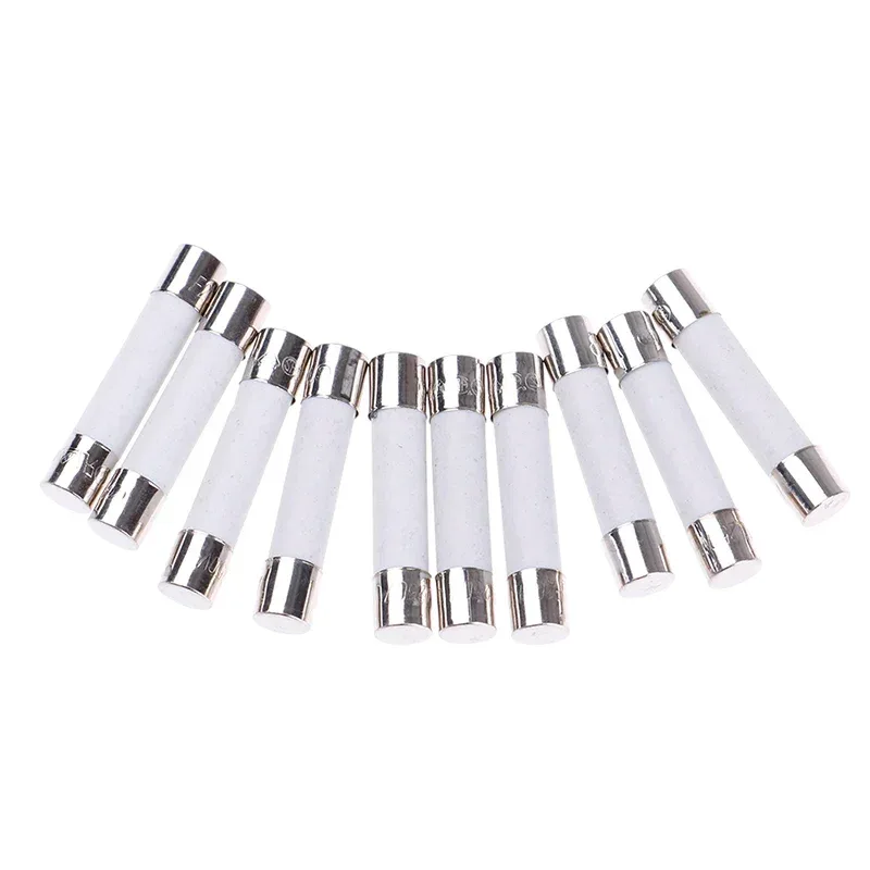 10 Pcs Microwave Ceramic Fuse Electric 20A 250V Home Supplies DIY 6x30mm Wholesale