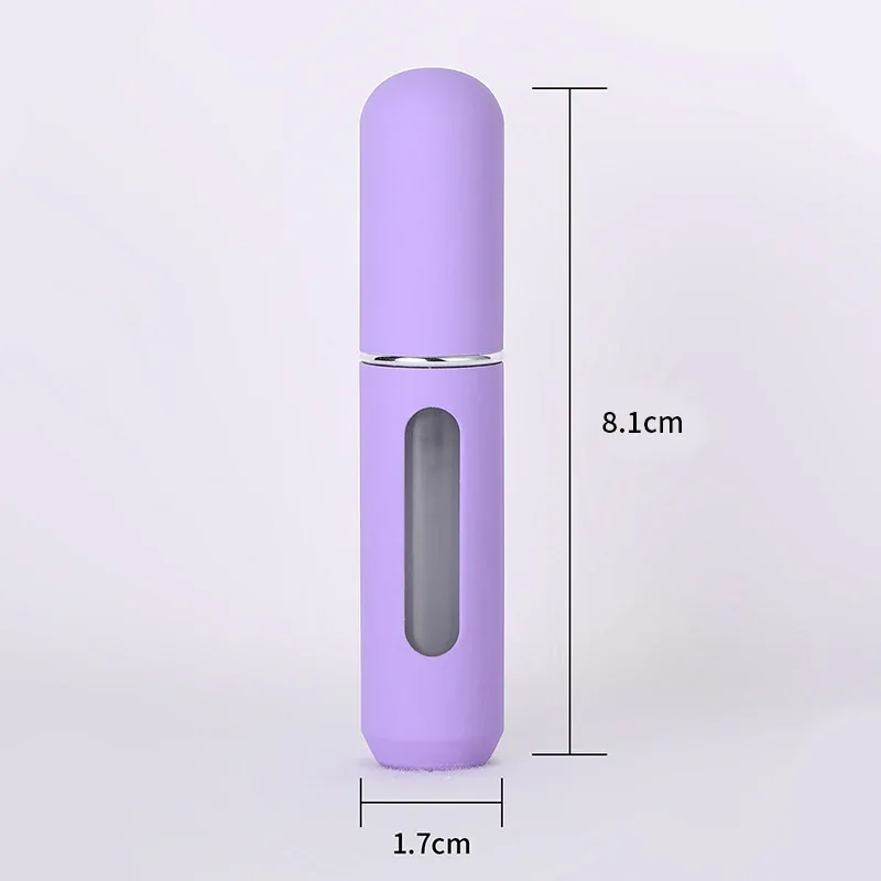 Candy Color Mini Travel Portable Bottom Filling Perfume Bottle Liquid Sub-Bottling Fine Mist Spray Refillable Jar Empty Cosmetic