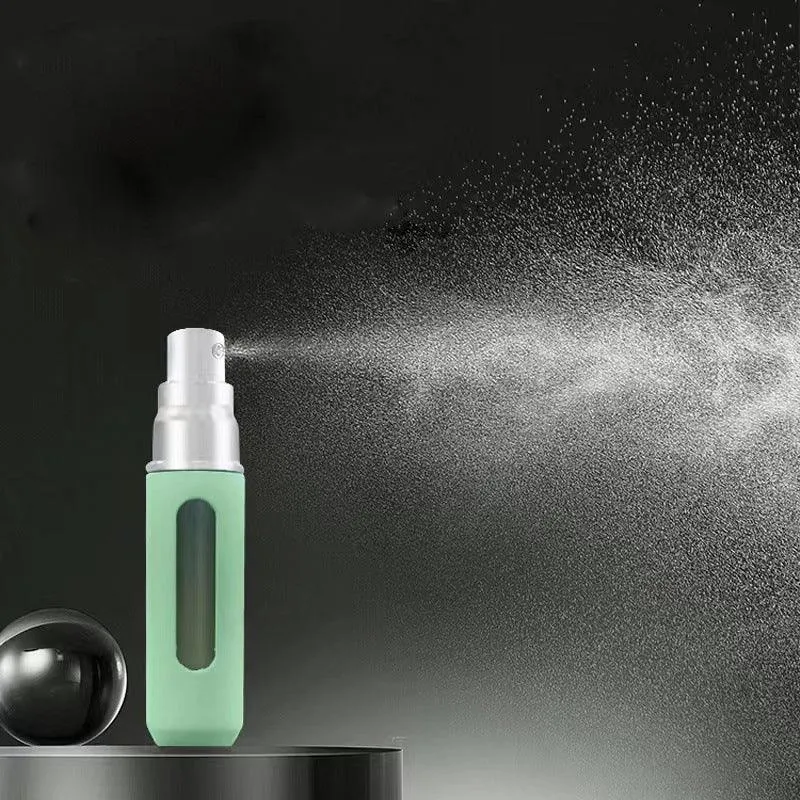 Candy Color Mini Travel Portable Bottom Filling Perfume Bottle Liquid Sub-Bottling Fine Mist Spray Refillable Jar Empty Cosmetic