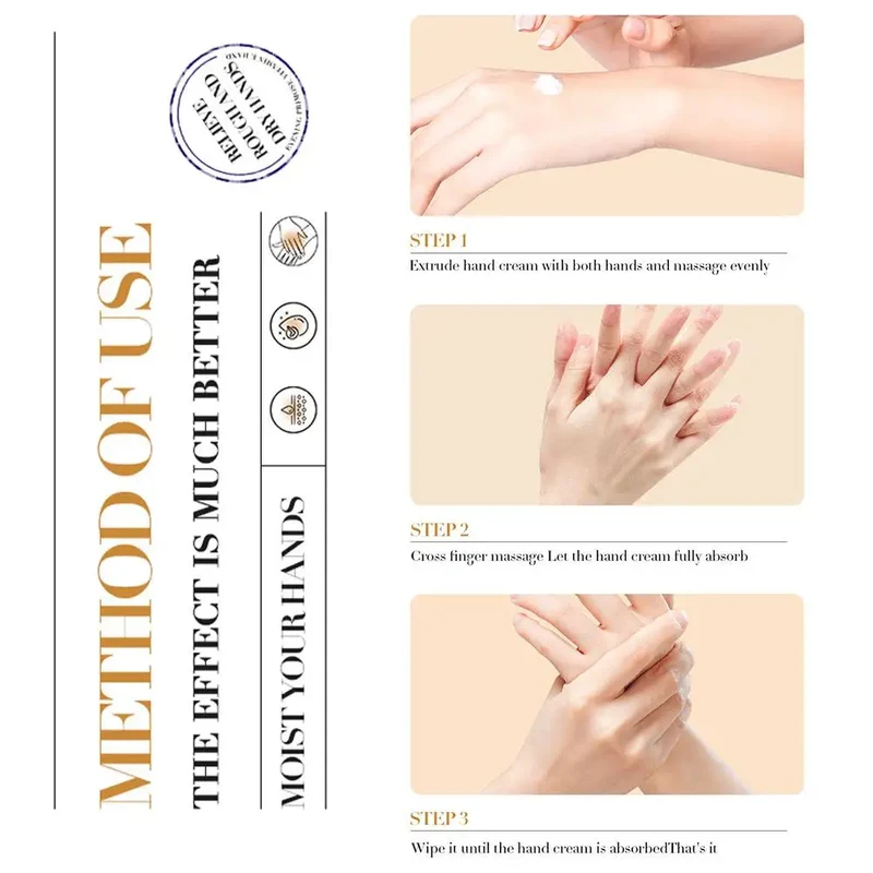 Collagen Anti-wrinkle Hand Cream Skin Soften Nourish Anti-drying Whitening Moisturizing Korean Skin Care Cracked Repair Products