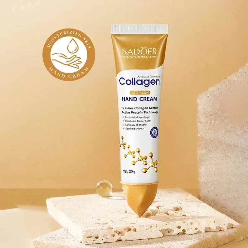 Collagen Anti-wrinkle Hand Cream Skin Soften Nourish Anti-drying Whitening Moisturizing Korean Skin Care Cracked Repair Products