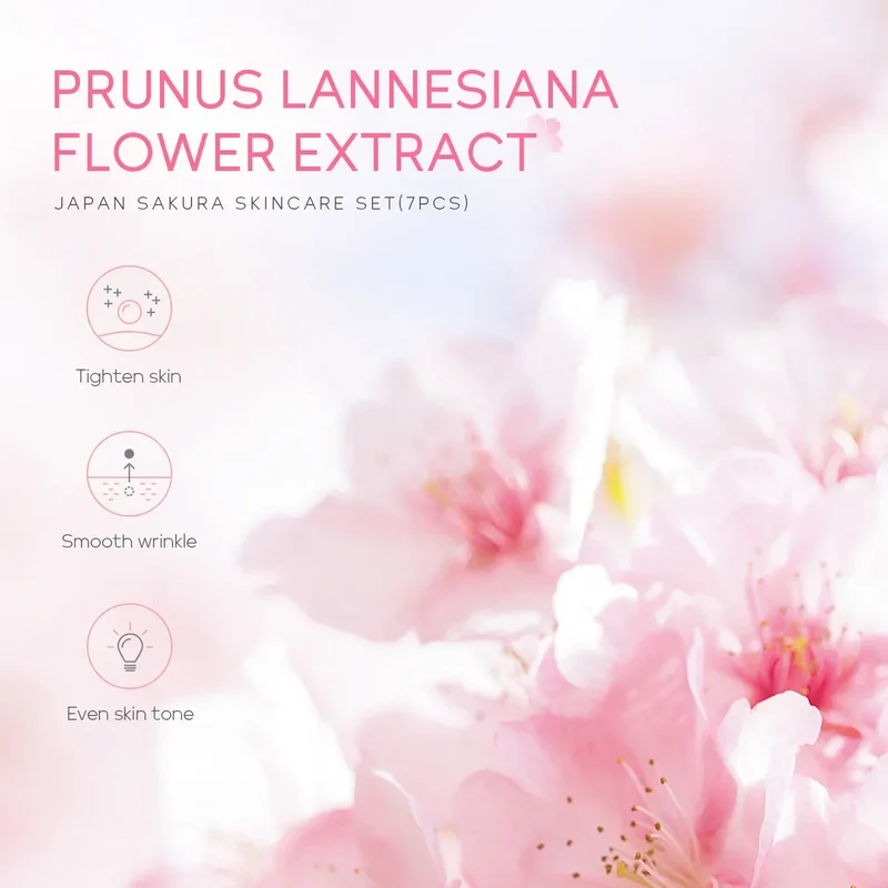 LAIKOU 30g Japan Sakura Essence Face Cream Hydrate Moisturizing Cherry Blossom Refreshing Essence Facial Lotion Korean SkinCare