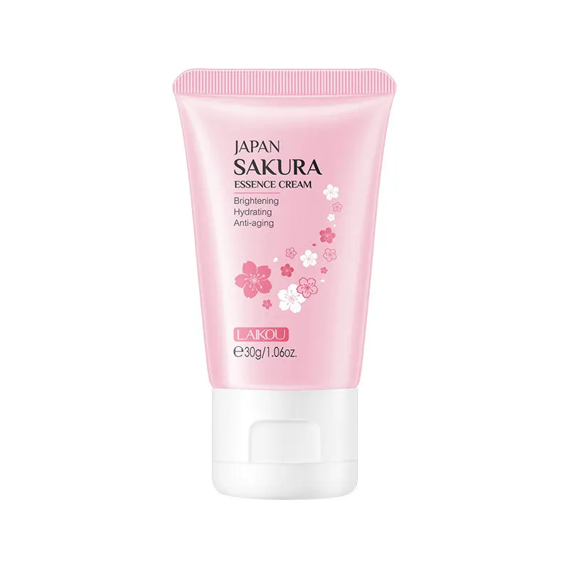 LAIKOU 30g Japan Sakura Essence Face Cream Hydrate Moisturizing Cherry Blossom Refreshing Essence Facial Lotion Korean SkinCare