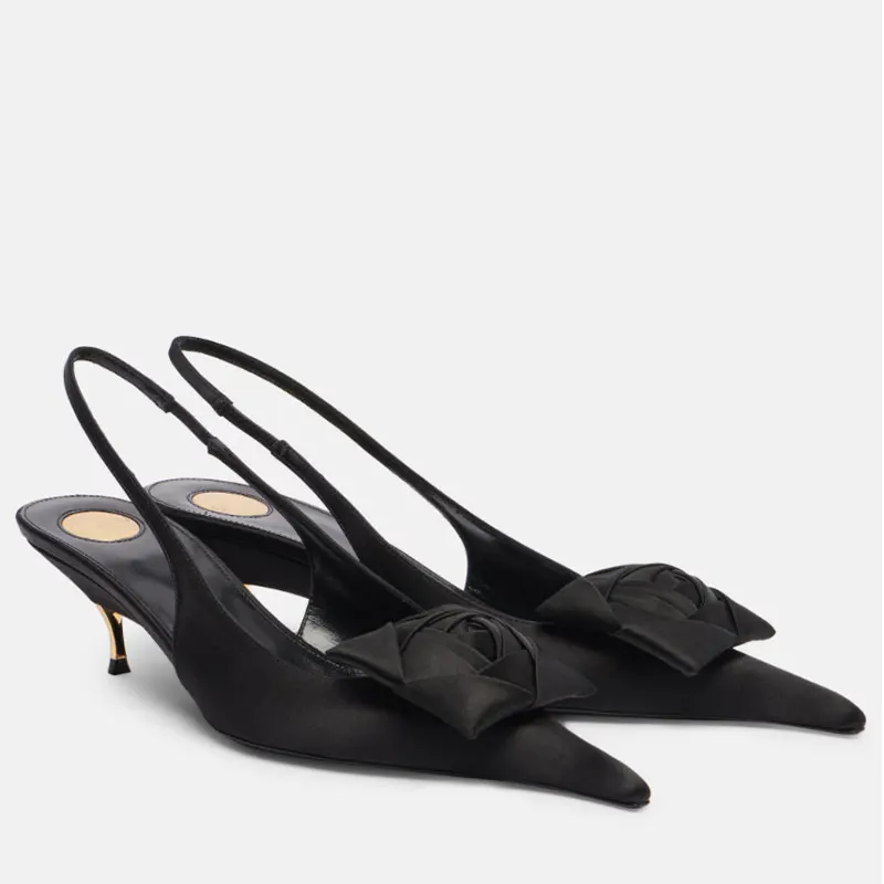 2026 High-heel 5.5 cm Shoes for Women Size 34-43 New Fashion Pointed Women's Sandals Summer Women Shoes Sandalias De Mujer