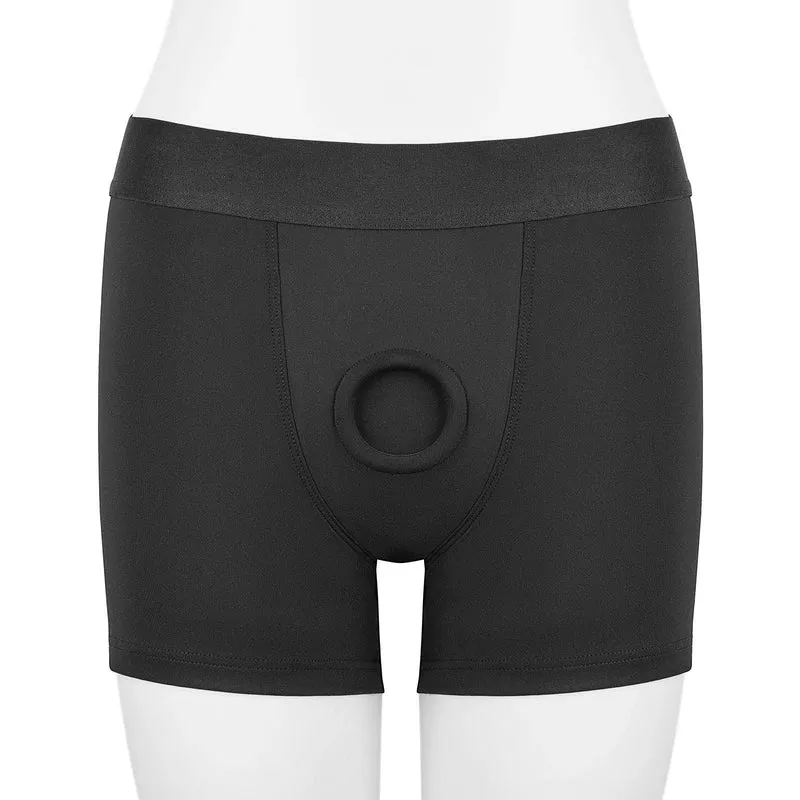Unisex Women Men Lesbian Transgender Ladyboy Strap on Harness Boxer Briefs Strapon Underwear Strapless Boxers