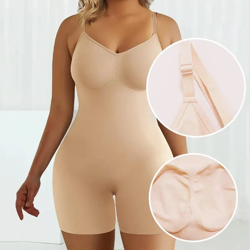 Bodysuit for Women Tummy Control Shapewear Seamless High Waist Flat Belly Belt Stretch Shapewear Body Shaper