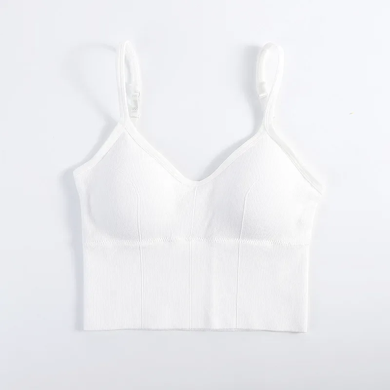 Bras Women Sexy Seamless Bra U Type Backless Bra Gym Running Push Up Bralette Padded Brassiere Women Fitness Sports Bra