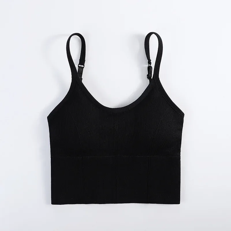 Bras Women Sexy Seamless Bra U Type Backless Bra Gym Running Push Up Bralette Padded Brassiere Women Fitness Sports Bra