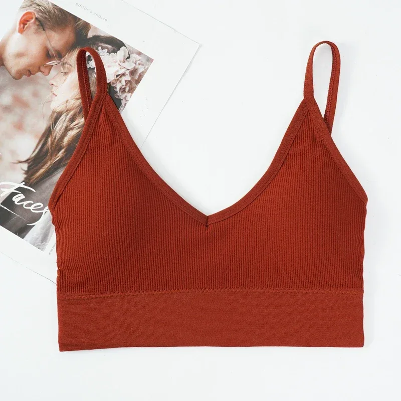 Bras for Women Sexy Seamless Bra U Type Backless Push Up Bralette Women Female Wireless Solid Wire Free Brassiere