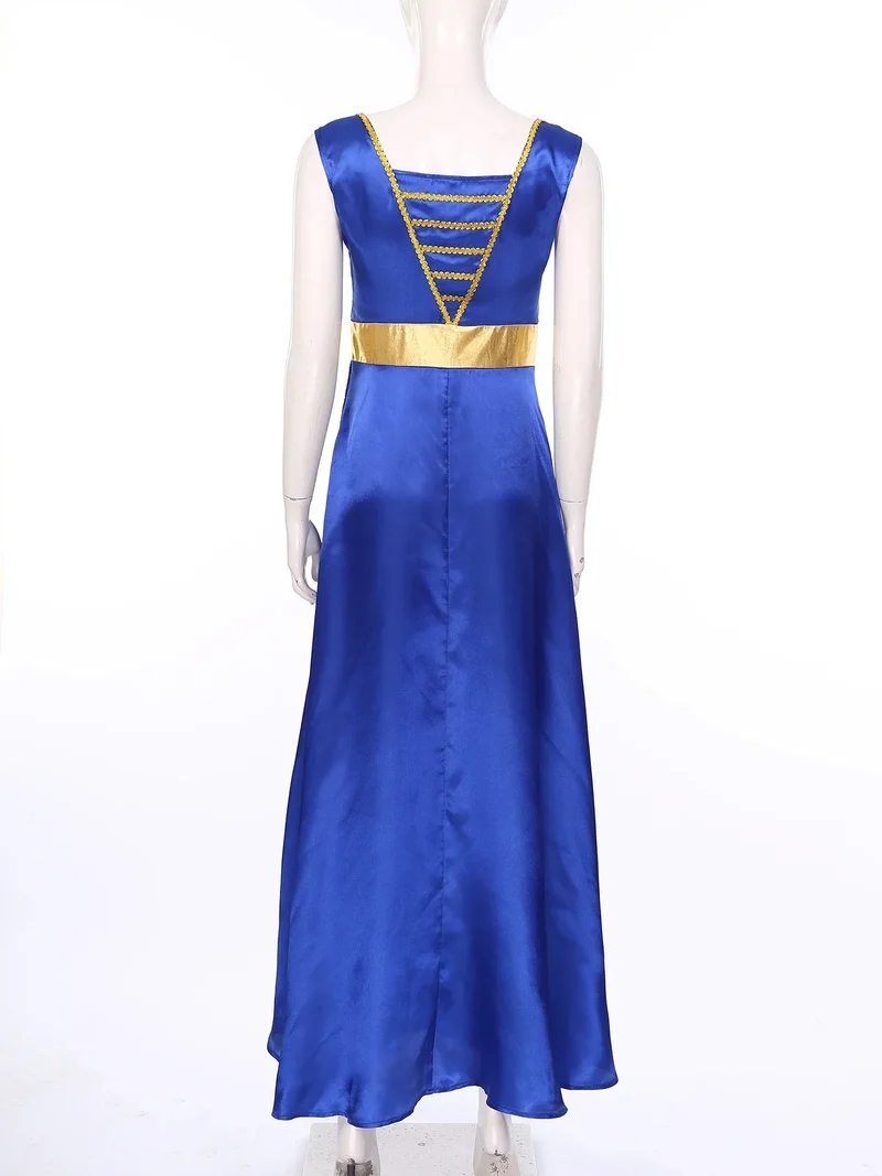 Women Robe Praise Lyrical Dance Dress Church Choir Worship Liturgical Performance Costume Sleeveless Tunic Gown Dancewear Clothe