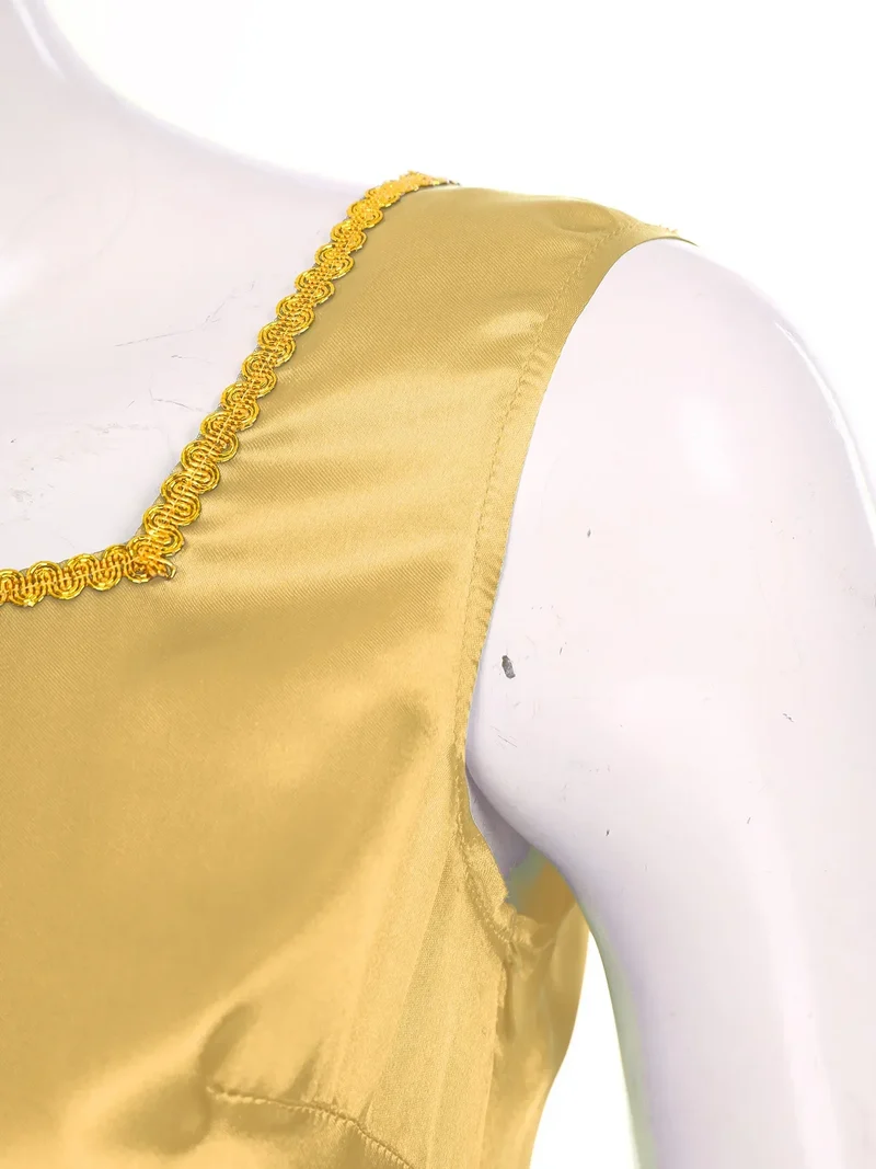 Women Robe Praise Lyrical Dance Dress Church Choir Worship Liturgical Performance Costume Sleeveless Tunic Gown Dancewear Clothe