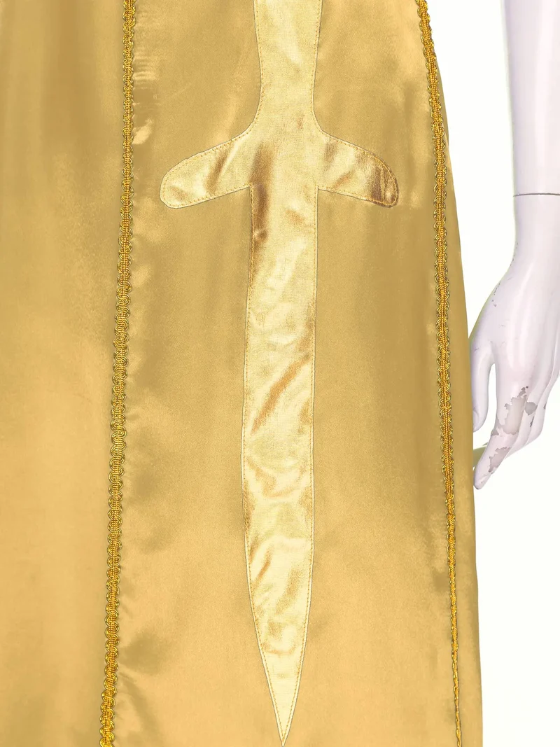 Women Robe Praise Lyrical Dance Dress Church Choir Worship Liturgical Performance Costume Sleeveless Tunic Gown Dancewear Clothe