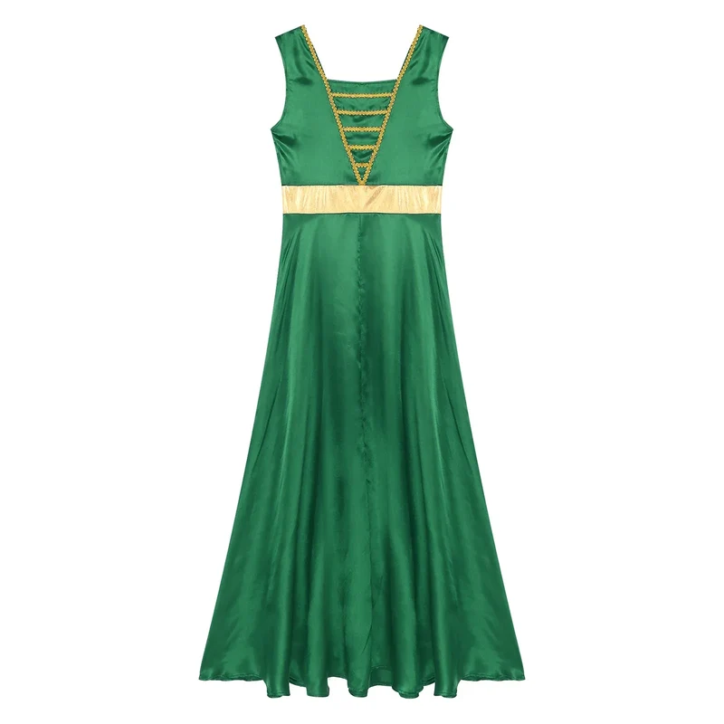 Women Robe Praise Lyrical Dance Dress Church Choir Worship Liturgical Performance Costume Sleeveless Tunic Gown Dancewear Clothe