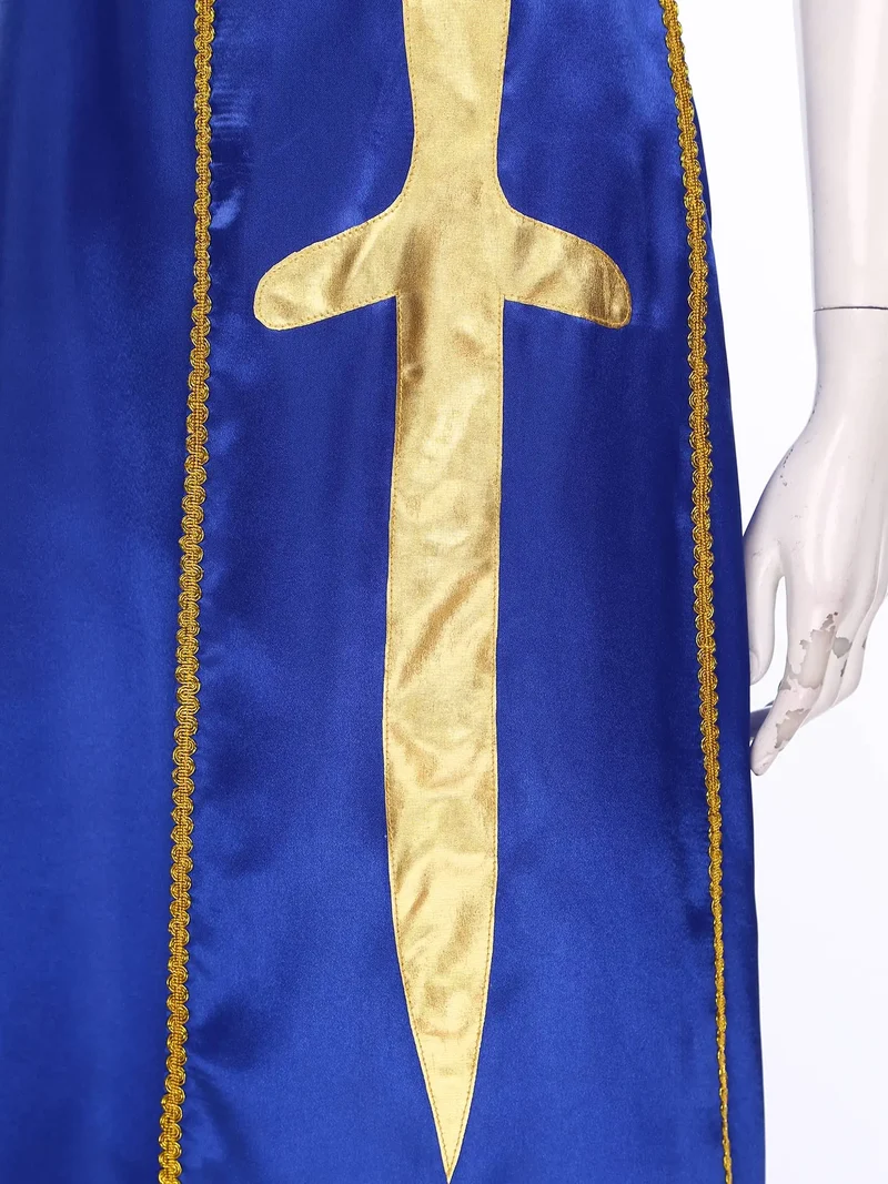 Women Robe Praise Lyrical Dance Dress Church Choir Worship Liturgical Performance Costume Sleeveless Tunic Gown Dancewear Clothe