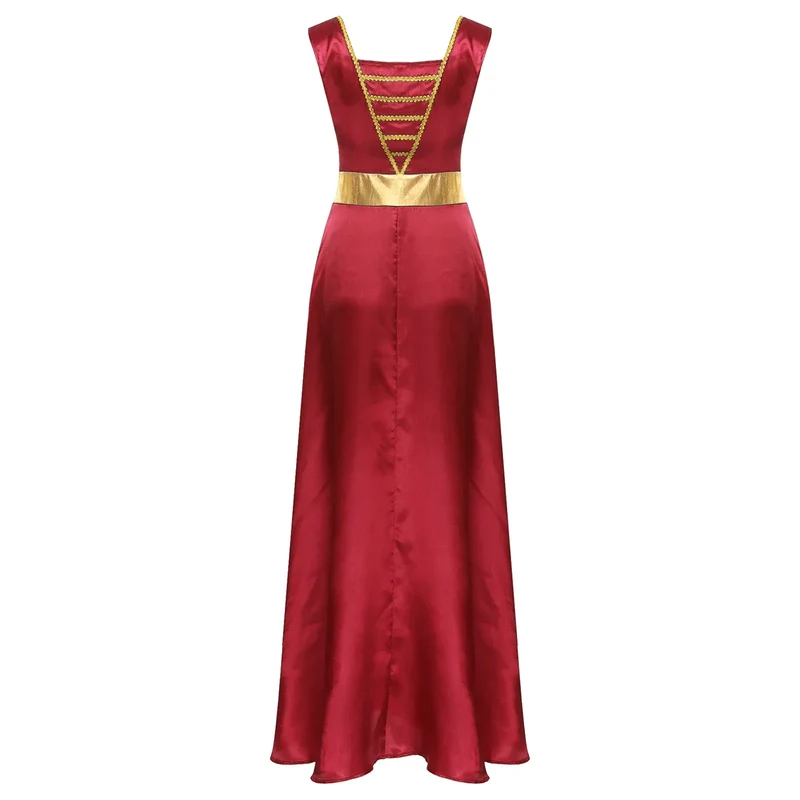 Women Robe Praise Lyrical Dance Dress Church Choir Worship Liturgical Performance Costume Sleeveless Tunic Gown Dancewear Clothe
