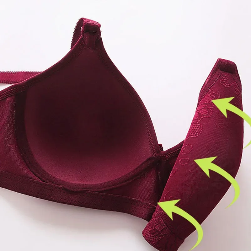 Female 36-42 BC Bra for Women Brassiere Sexy Lingerie Underwear Bralette Seamless Comfortable Plus Size Gathered Bras Underwear