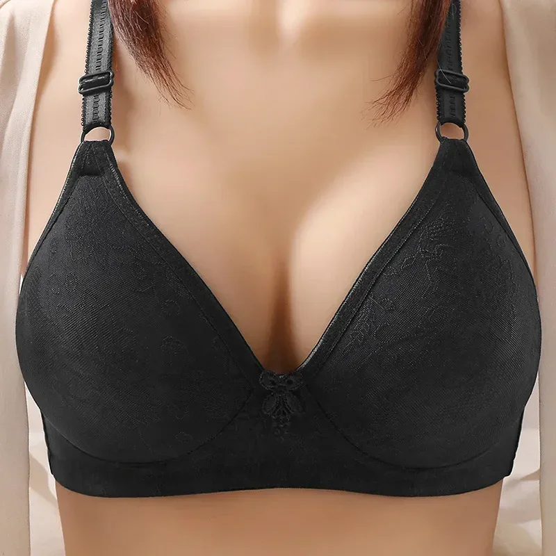Female 36-42 BC Bra for Women Brassiere Sexy Lingerie Underwear Bralette Seamless Comfortable Plus Size Gathered Bras Underwear