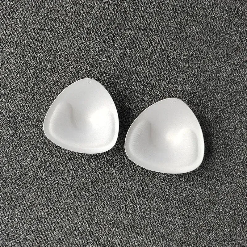 Invisible Triangle Sponge Push Up Bra Pads Women Sexy Inserts Underwear Sponge Swimsuit Bikini Breast Enhancers Chest Cup Pads