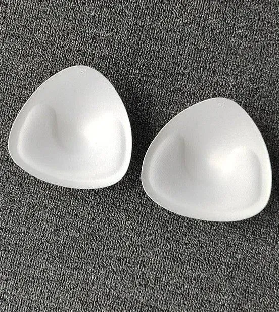 Invisible Triangle Sponge Push Up Bra Pads Women Sexy Inserts Underwear Sponge Swimsuit Bikini Breast Enhancers Chest Cup Pads