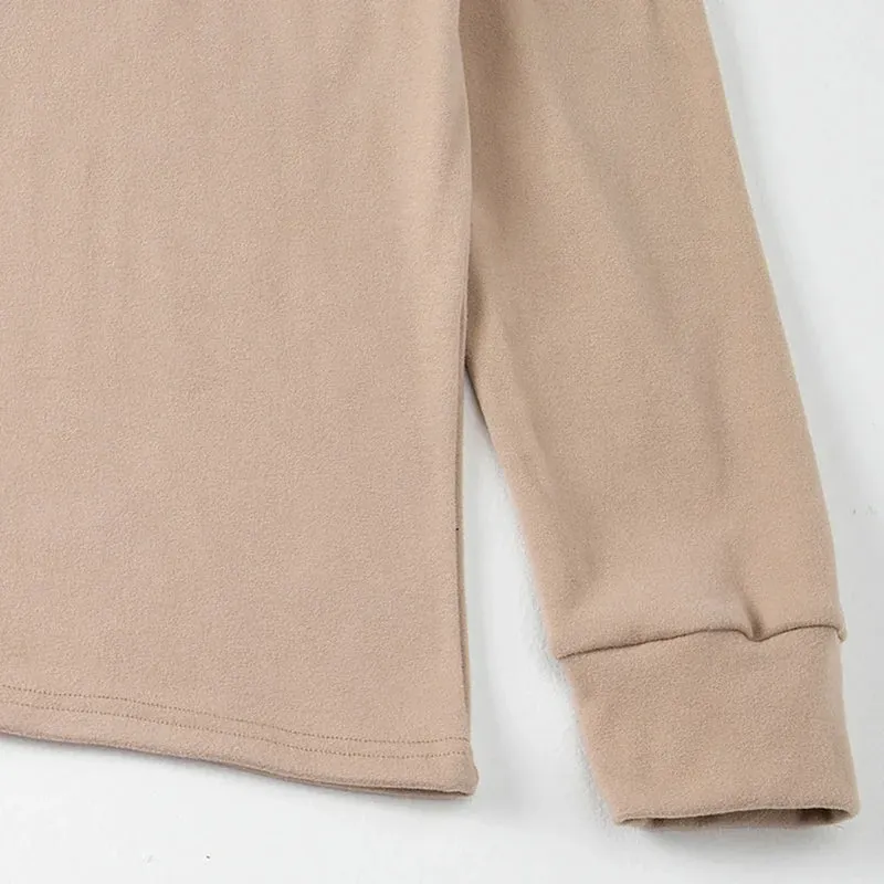 2-piece Autumn And Winter Men's Solid Color Simple and Versatile Round Neck Warm Underwear Set Comfortable Youth Home Clothes