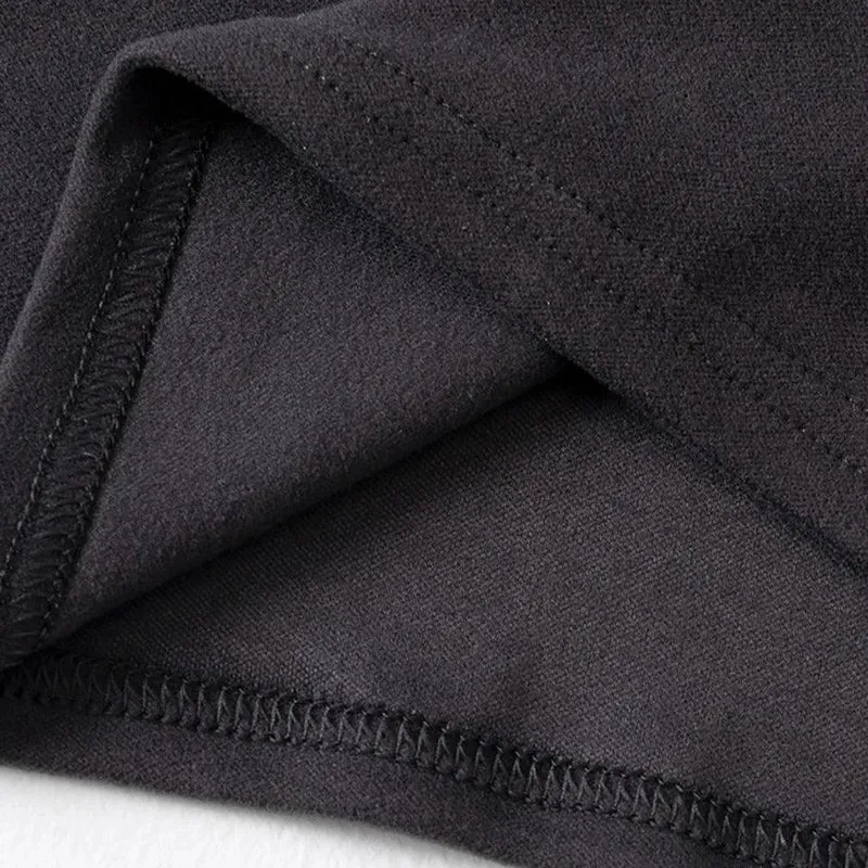 2-piece Autumn And Winter Men's Solid Color Simple and Versatile Round Neck Warm Underwear Set Comfortable Youth Home Clothes