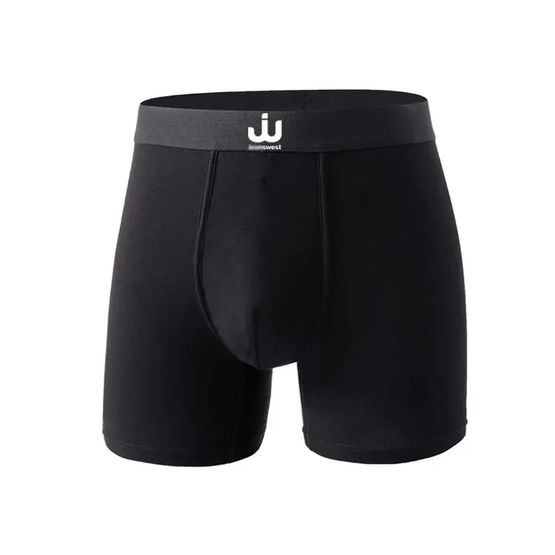 5Pcs Bamboo fiber Long Boxer for Man Seamless Breathable Man Underwear U Convex Male Underpants High elasticity Men's panties